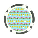 Easter - chick and tulips Poker Chip Card Guard (10 pack) Front