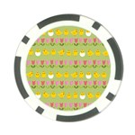 Easter - chick and tulips Poker Chip Card Guard (10 pack) Front