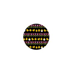 Easter - Chick And Tulips 1  Mini Magnets by Valentinaart