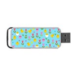 Easter - chick and tulips Portable USB Flash (One Side) Front