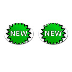 New Icon Sign Cufflinks (oval) by Mariart