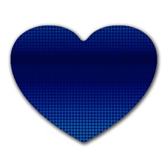 Blue Dot Heart Mousepads by PhotoNOLA