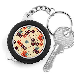 Squares In Retro Colors         Measuring Tape by LalyLauraFLM