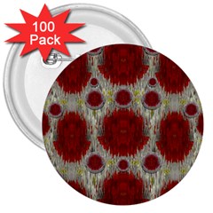 Paint On Water Falls,in Peace And Calm 3  Buttons (100 Pack)  by pepitasart