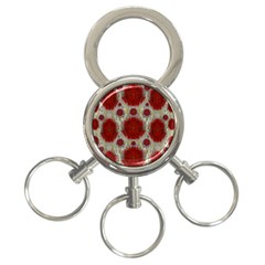 Paint On Water Falls,in Peace And Calm 3-ring Key Chains by pepitasart