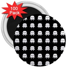 Emoji Baby Vampires Pattern 3  Magnets (100 Pack) by dflcprints
