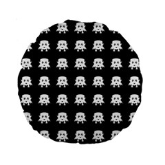 Emoji Baby Vampires Pattern Standard 15  Premium Round Cushions by dflcprints