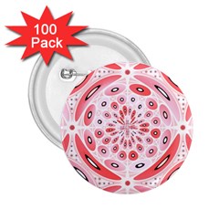 Geometric Harmony 2 25  Buttons (100 Pack)  by linceazul