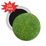 Green Glitter Abstract Texture 2.25  Magnets (100 pack)  Front