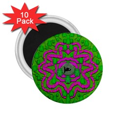 Vegetarian Art With Pasta And Fish 2 25  Magnets (10 Pack)  by pepitasart