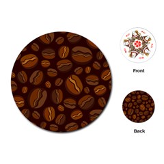 Coffee Beans Playing Cards (round)  by Mariart