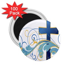 Easter Clip Art Free Religious 2 25  Magnets (100 Pack)  by Mariart