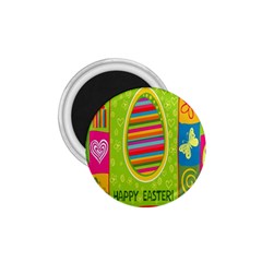 Happy Easter Butterfly Love Flower Floral Color Rainbow 1 75  Magnets by Mariart