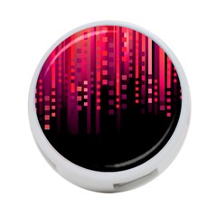 Line Vertical Plaid Light Black Red Purple Pink Sexy 4-port Usb Hub (one Side) by Mariart