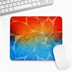 Leaf Color Sam Rainbow Large Mousepads by Mariart
