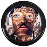 Shitfaced Wall Clocks (Black) Front