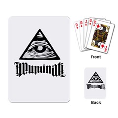 Illuminati Playing Card by Valentinaart