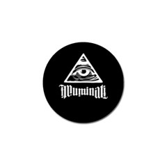 Illuminati Golf Ball Marker by Valentinaart