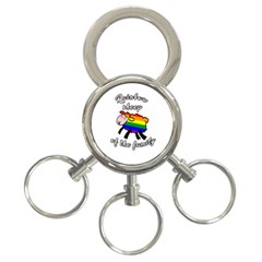 Rainbow Sheep 3-ring Key Chains by Valentinaart
