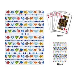 Coral Reef Fish Coral Star Playing Card by Mariart