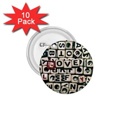 Love 1 75  Buttons (10 Pack) by JellyMooseBear