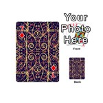 Tribal Ornate Pattern Playing Cards 54 (Mini)  Front - Diamond7