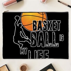 Basketball Is My Life Cosmetic Bag (xxxl)  by Valentinaart
