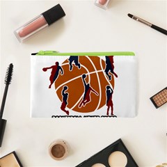 Basketball Never Stops Cosmetic Bag (xs) by Valentinaart