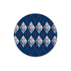 Diamonds And Lasers Argyle  Magnet 3  (round) by emilyzragz