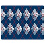 Diamonds and Lasers Argyle  Double Sided Flano Blanket (Medium)  60 x50  Blanket Back