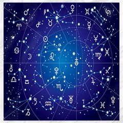 Astrology Illness Prediction Zodiac Star Canvas 16  X 16   by Mariart