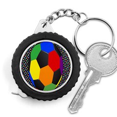 Team Soccer Coming Out Tease Ball Color Rainbow Sport Measuring Tapes by Mariart