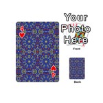 Colorful Ethnic Design Playing Cards 54 (Mini)  Front - Heart4