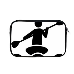 Cropped Kayak Graphic Race Paddle Black Water Sea Wave Beach Apple Macbook Pro 13  Zipper Case by Mariart