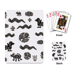 Aztecs Pattern Playing Card by Valentinaart