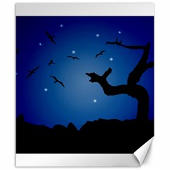 Nightscape Landscape Illustration Canvas 20  X 24   by dflcprints