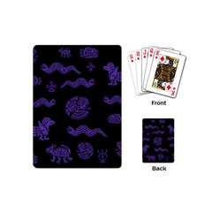 Aztecs Pattern Playing Cards (mini)  by ValentinaDesign