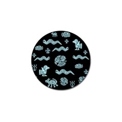 Aztecs Pattern Golf Ball Marker by ValentinaDesign