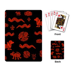 Aztecs Pattern Playing Card by ValentinaDesign