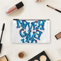 Sport Crossfit Fitness Gym Never Give Up Cosmetic Bag (small)  by Nexatart