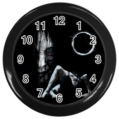The Ring Wall Clocks (black) by Valentinaart