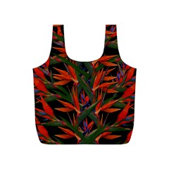 Bird Of Paradise Full Print Recycle Bags (s)  by Valentinaart