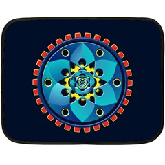 Abstract Mechanical Object Fleece Blanket (mini) by linceazul