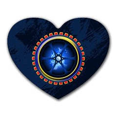 Power Core Heart Mousepads by linceazul