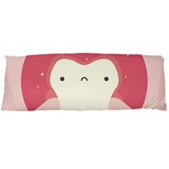 Sad Tooth Pink Body Pillow Case Dakimakura (two Sides) by Mariart