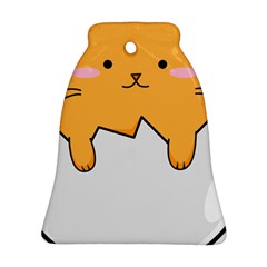 Yellow Cat Egg Ornament (bell) by Catifornia