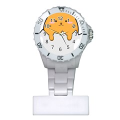 Yellow Cat Egg Plastic Nurses Watch by Catifornia