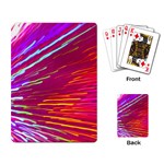 Zoom Colour Motion Blurred Zoom Background With Ray Of Light Hurtling Towards The Viewer Playing Card Back