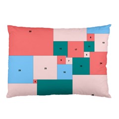 Simple Perfect Squares Squares Order Pillow Case (two Sides) by Mariart