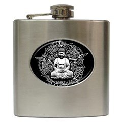 Ornate Buddha Hip Flask (6 Oz) by Valentinaart